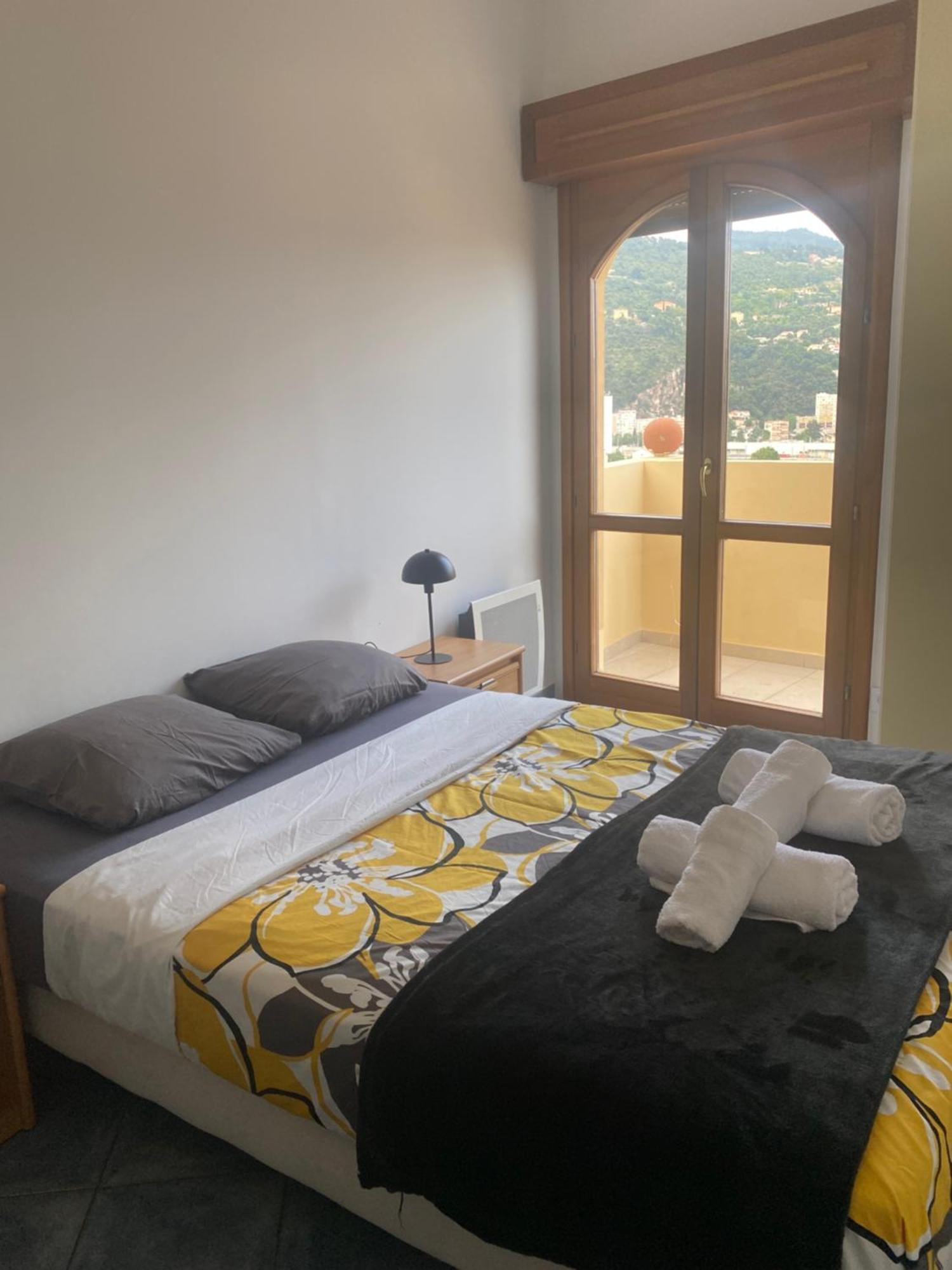 Appartement-Nice 01 Vue Mer - Panoramique Wifi-Parking المظهر الخارجي الصورة