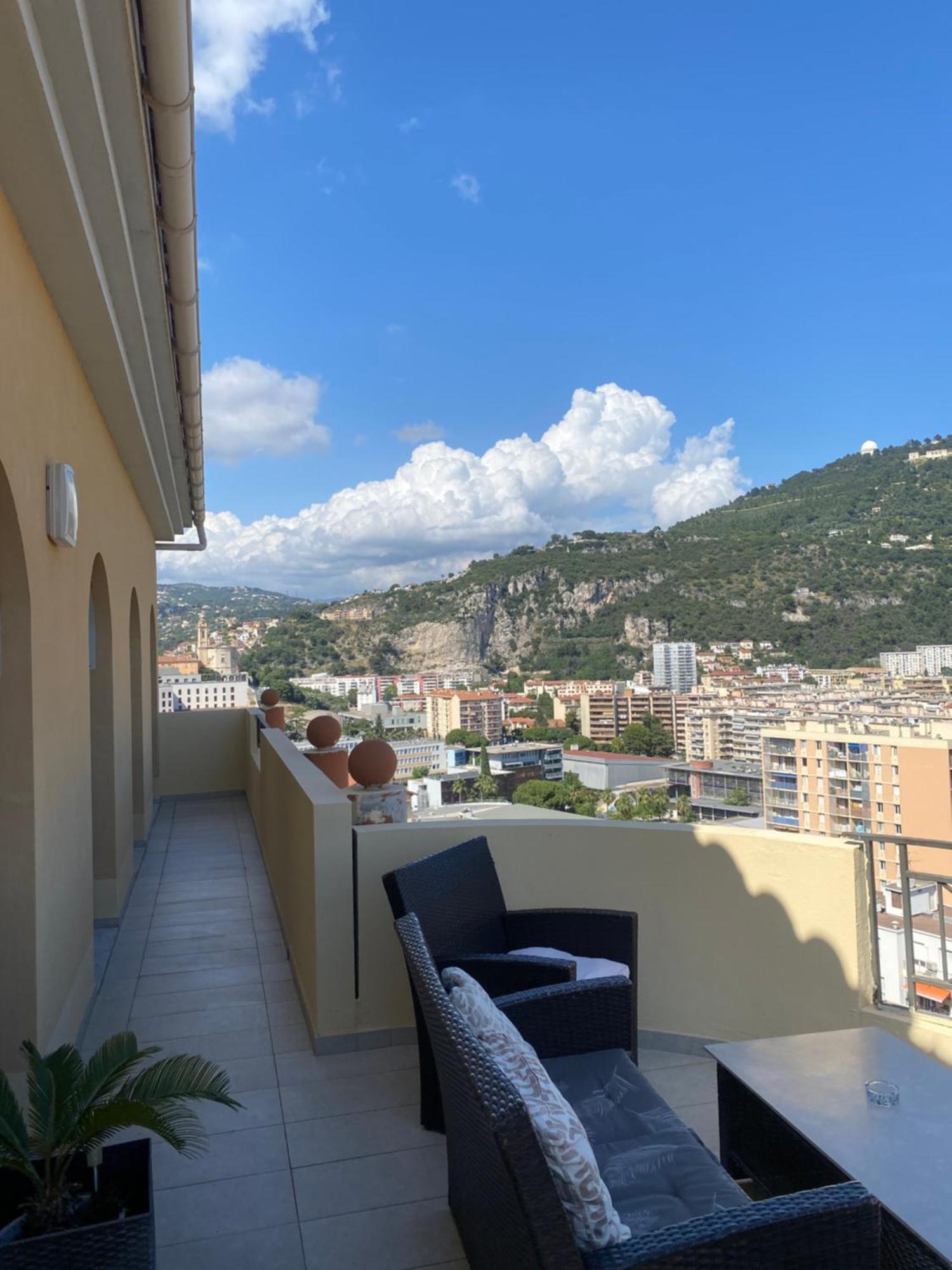 Appartement-Nice 01 Vue Mer - Panoramique Wifi-Parking المظهر الخارجي الصورة